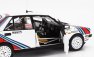 Kyosho Lancia Delta Hf Integrale 4wd Team Lancia  N 4 Winner Rally 1000 Lakes 1987 Markku Alen - Ilkka Kivimaki 1:18 Bílá Červená Modrá
