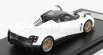 Lcd-model Pagani Huayra Roadster 2018 1:64 Bílá