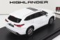 Lcd-model Toyota Highlander 2022 1:64 Bílá