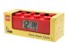 LEGO hodiny s budíkem - Brick červené