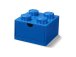 LEGO stolní box 4 se zásuvkou modrý