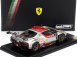 Looksmart Ferrari 296 Gt3 3.0l Turbo V6 Team Vista Af Corse N 54 24h Le Mans 2024 Davide Rigon - Francesco Castellacci - Thomas Flohr 1:43 Silver Red