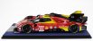 Looksmart Ferrari 499p 3.0l Turbo V6 Team Ferrari Af Corse N 51 3rd 24h Le Mans 2024 Alessandro Pier Guidi - James Calado - Antonio Giovinazzi 1:18 Červená Žlutá Černá