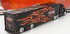 Maisto Truck H-d Haulers Truck Harley Davidson Car Transporter 2021 1:64 Black