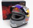 Mini helmet Schuberth helmet F1  Casco Helmet Red Bull Rb18 Team Oracle Red Bull Racing N 11 Brazilian Gp 2022 Sergio Perez 1:2 Matná Šedožlutá