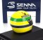 Minichamps Bell helmet F1  Casco Helmet Fw16 Team Rothmans Renault N 2 Last Race Imola Gp 1994 Ayrton Senna 1:8 Žlutá Zelená