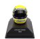 Minichamps Bell helmet F1  Casco Helmet Fw16 Team Rothmans Renault N 2 Last Race Imola Gp 1994 Ayrton Senna 1:8 Žlutá Zelená