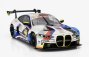 Minichamps BMW 4-series M4 Gt3 Team Wrt N 46 Gulf 12h Abu Dhabi 2023 Valentino Rossi - Nick Yelloy - Dries Vanthoor 1:18 Bílá Černá Modrá