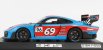 Minichamps Porsche 935/19 Base Gt2 Rs Herbert Motorsport N 96 1:43, červenomodrá