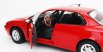 Mitica-diecast Alfa romeo 156 2.5 V6 24v 1997 – Black Interior 1:18 Rosso Alfa Red