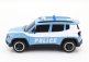 Mondomotors Jeep Renegade Police 2017 1:24 Světle Modrá Bílá