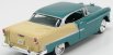 Motor-max Chevrolet Bel Air 2-door 1955 1:24 Zelený Krém
