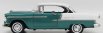Motor-max Chevrolet Bel Air Cabriolet Closed 1955 1:18 Zelená S Bílou
