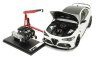 Motorhelix Alfa romeo Giulia Gtam With Engine And Accessories 2021 1:18 Bílá