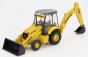 Newray Iveco fiat Daily Roll-off Pianale 2023 With New Holland B110c Ruspa Gommata - Scraper Tractor 1:36 Žlutá Černá
