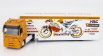 Newray Mercedes benz Actros 1857 Truck Team Honda Rc213v Repsol Bike Transporter N 93 World Champion Marc Marquez - N 26 Dani Pedrosa Season 2017 1:43 Oranžová Bílá