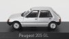 Norev Peugeot 205 Gl 1988 1:43 Silver
