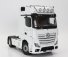 Nzg Mercedes benz Actros 2 1863 Gigaspace 4x2 Mirrorcam Tractor Truck 2-assi 2018 1:18 Bílá