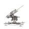 Ocelová stavebnice German Flak 88
