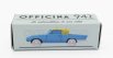Officina-942 Fiat 1200 Coupe Carrozzeria Ghia 1958 1:76 Modrý Krém