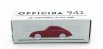 Officina-942 Fiat 500 Coupe Speciale Pininfarina 1957 1:76 Red