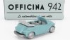 Officina-942 Fiat 600 Maggiolina Carrozzeria Francis Lombardi Cabriolet Open 1958 1:76 Světle Modrá