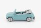 Officina-942 Fiat 600 Maggiolina Carrozzeria Francis Lombardi Cabriolet Open 1958 1:76 Světle Modrá