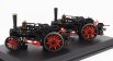 Oxford-models Fowler Set 2x Bb1 Tiger Tractor Ploughing Engine 1864 1:76 Černá Červená