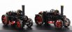Oxford-models Fowler Set 2x Bb1 Tiger Tractor Ploughing Engine 1864 1:76 Černá Červená