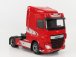 Premium classixxs DAF Xf Space Cab Tractor Truck 2-assi 2018 1:18 Červená Bílá