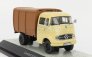 Premium classixxs Mercedes benz L319 Truck Trasporto Bestiame 1955 - Livestock Transporter 1:43 Béžově Hnědá