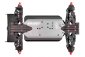 RC auto PUNISHER-4 Monster Truck 4WD 3-4S RTR, červená