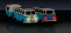RC auto CARSON VW T1 bus Samba s přívěsem