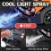 RC auto Drift Car s kouřem a LED, stříbrnomodrá
