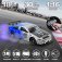 RC auto Drift Car s kouřem a LED, stříbrnomodrá
