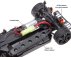 RC auto Porsche 2,4Ghz, 1/18, RTR