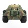 RC tank German JagdPanther 1:16 camo, BB IR