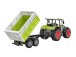 RC traktor Claas Arion 660 s vozem pro zvířata 1:24