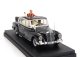 Rio-models Mercedes benz 300d Limousine Semiconvertible 1960 - With Driver And Pope Figure - Papa Giovanni Xxiii 1:43 Black