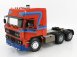 Road-kings DAF 3600 Space Cab Tractor Truck 3-assi 1986 1:18 Oranžová Modrá