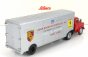Schuco GMC Truck Car Transporter Team John Edgard Enterprises Inc. Los Angeles California Ferrari - Porsche Race Cars 1950 1:43 Červená Stříbrná