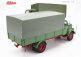 Schuco Mercedes benz L3500 Truck Telonato 1950 1:18 Modrá Šedá
