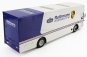 Schuco Mercedes benz O317 Truck Car Transporter Porsche Rothmans 1984 1:18 Bílá Modrá