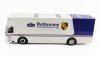Schuco Mercedes benz O317 Truck Car Transporter Porsche Rothmans 1984 1:18 Bílá Modrá