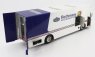 Schuco Mercedes benz O317 Truck Car Transporter Porsche Rothmans 1984 1:18 Bílá Modrá