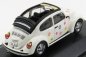 Schuco Volkswagen Beetle Kafer Blumen Cabriolet Open 1958 1:43 Bílá