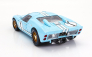 Shelby-collectibles Ford usa Gt40 Mkii 7.0l V8 Team Shelby American Inc. N 1 2nd (but Really Winner) 24h Le Mans 1966 K.miles - D.hulme 1:18 Světle Modrá