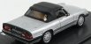 Silas Alfa romeo Spider Quadrifoglio Verde Soft-top 1986 - 3ª Serie Aereodinamica 1:43 Silver