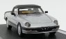 Silas Alfa romeo Spider Quadrifoglio Verde Soft-top 1986 - 3ª Serie Aereodinamica 1:43 Silver