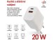 Síťový USB adaptér (zdroj) GaN PD 20W